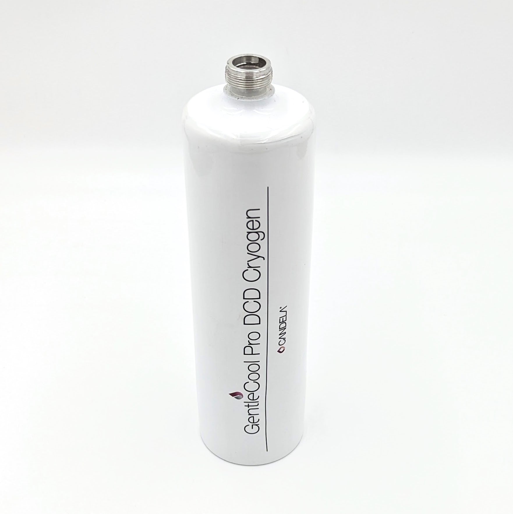 Candela GentleCool Pro DCD 1000g Cryogen Canister White Gentle Cool Cryogen 25 Percent Full Exp 0222 - DHX Laser