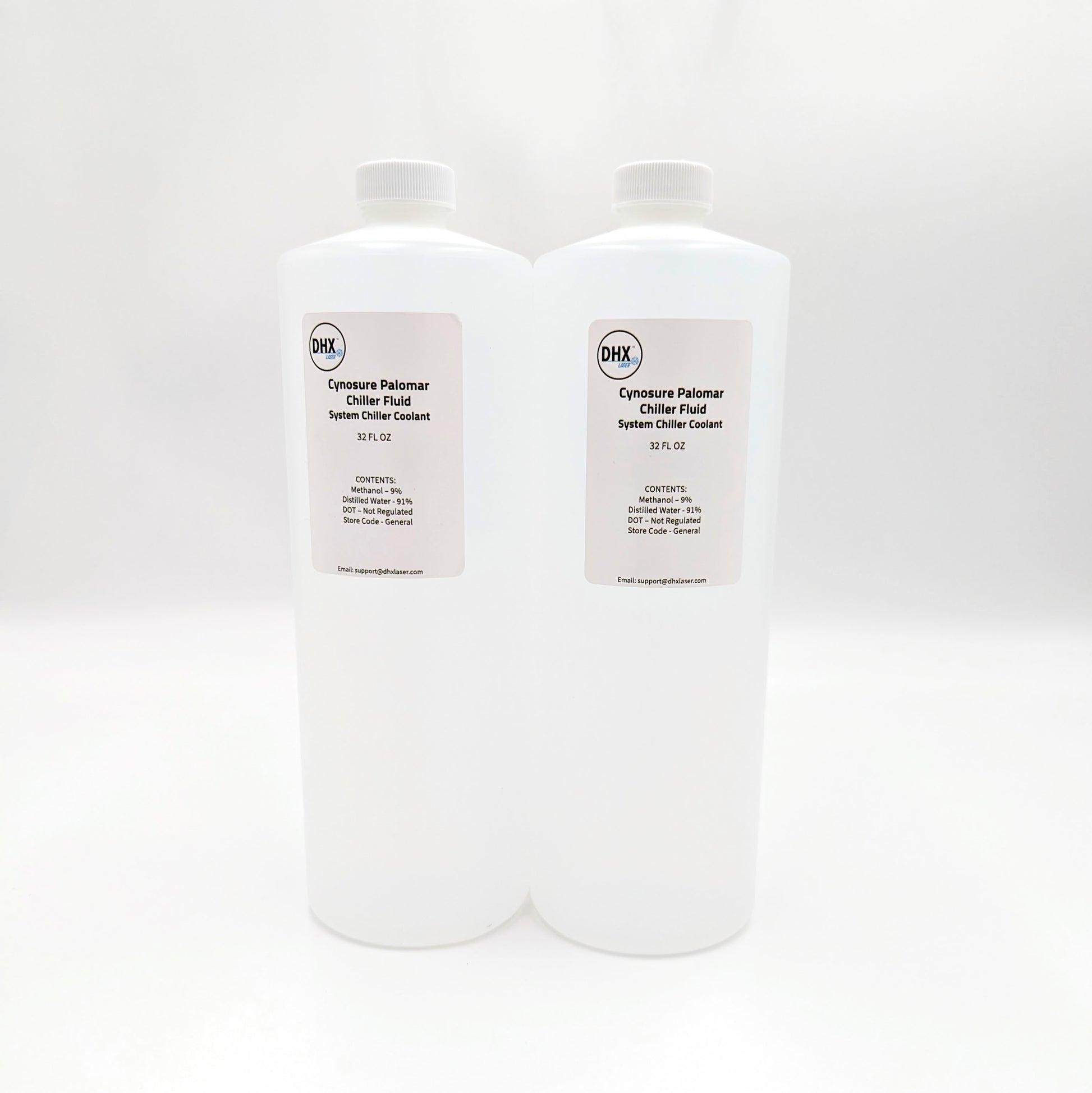 Cynosure Palomar Chiller Fluid Bottles - 2 Pack (32oz each) - System Chiller Coolant - DHX Laser